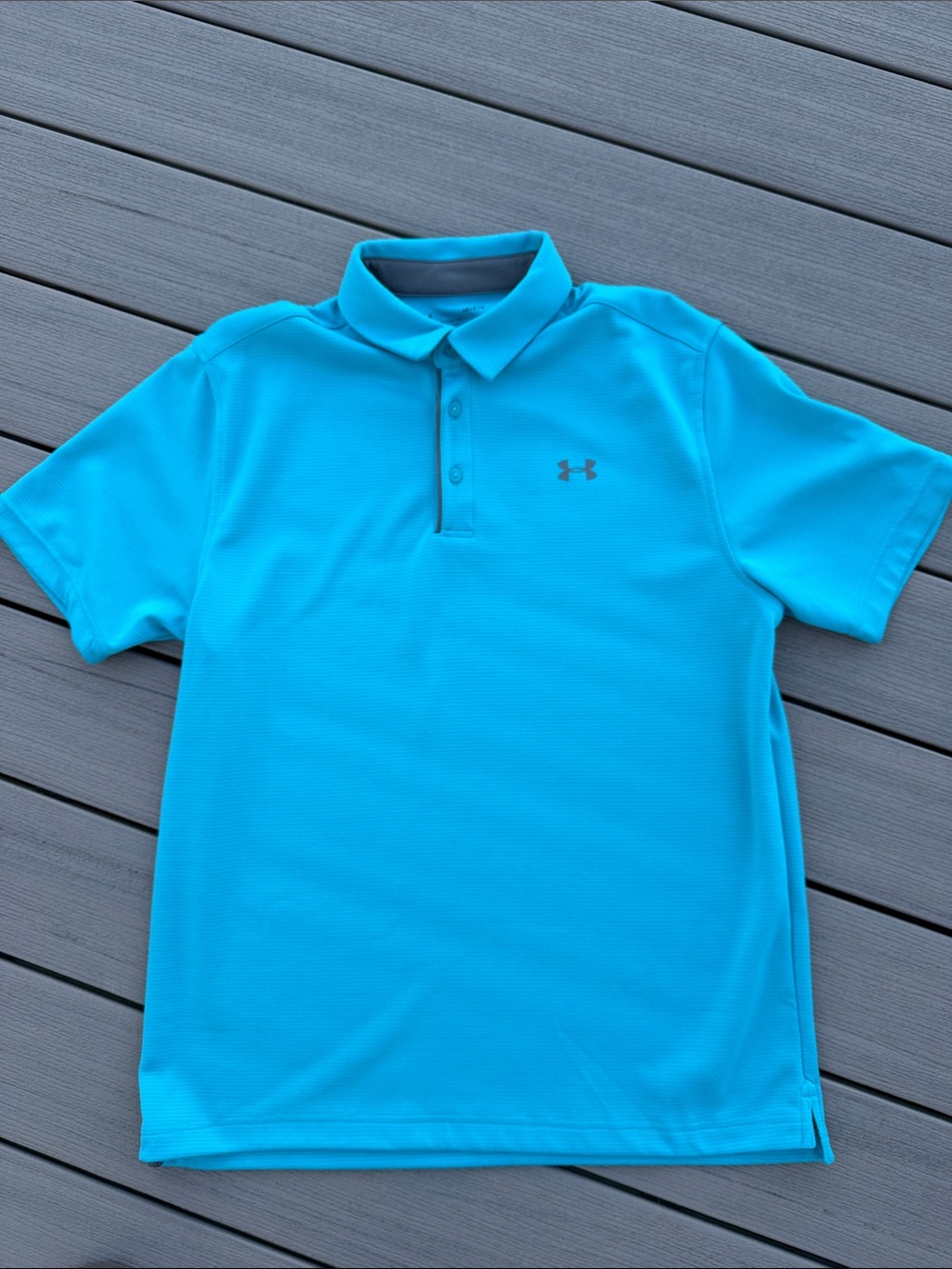 Under Armour Men's Polo - Bright Turquoise Blue